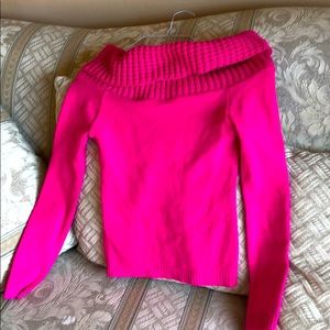 Hot pink sweater made in France